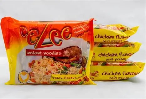 Zambia Java instant noodle production line — 100,000 packs per 8 hours fried noodles line installed by GYOUNG CHINA in Zambia, Africa, stable operation for 15+ years